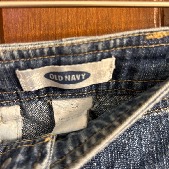 Remade denim maxi skirt with hand with hand embroidery and hand mended patches. - Picture 7 of 7